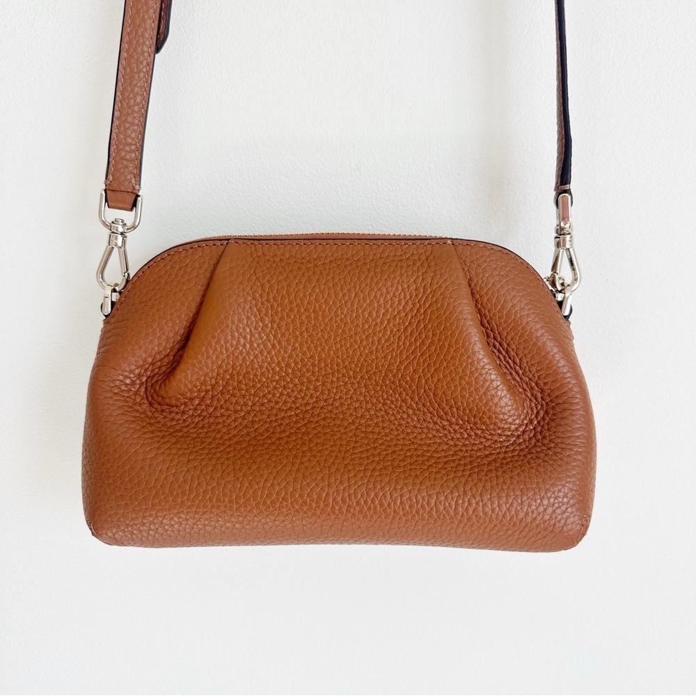Kate Spade NWT Dumpling Convertible Crossbody with Wristlet, Warm Gingerbread - Picture 6 of 16